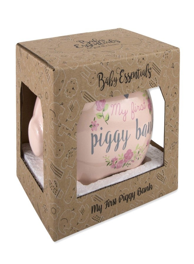 Baby Essentials My First Piggy Bank, Baby's First Piggy Banks for Boys and Girls (Flowers) - Image 5